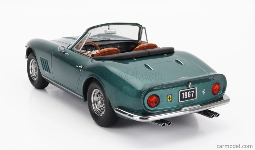 Kk-scale Ferrari 275 Gtb/4 Nart Spider 1967 1:18 Green Met