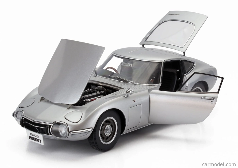 Autoart Toyota 2000gt 1967 1:18 strieborná