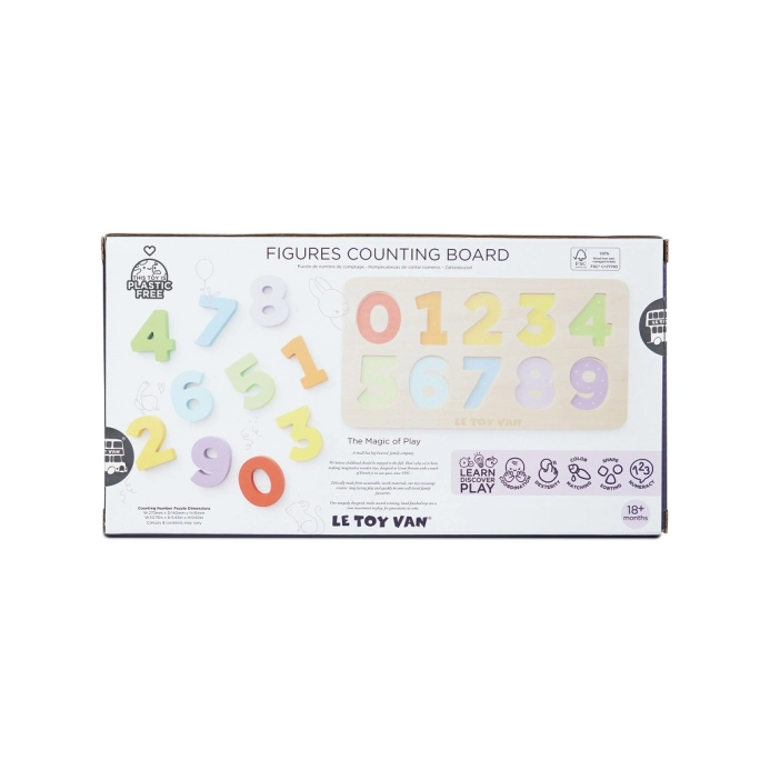 Le Toy Van Petilou Vkladacie puzzle s číslami