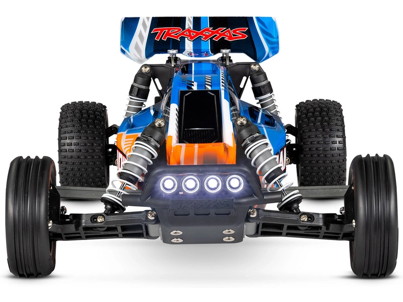 RC auto Traxxas Bandit 1:10 RTR s LED osvětlením, červeno-černá