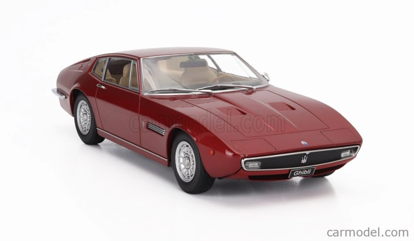 Kk-scale Maserati Ghibli Coupe 1969 1:18 Red Met