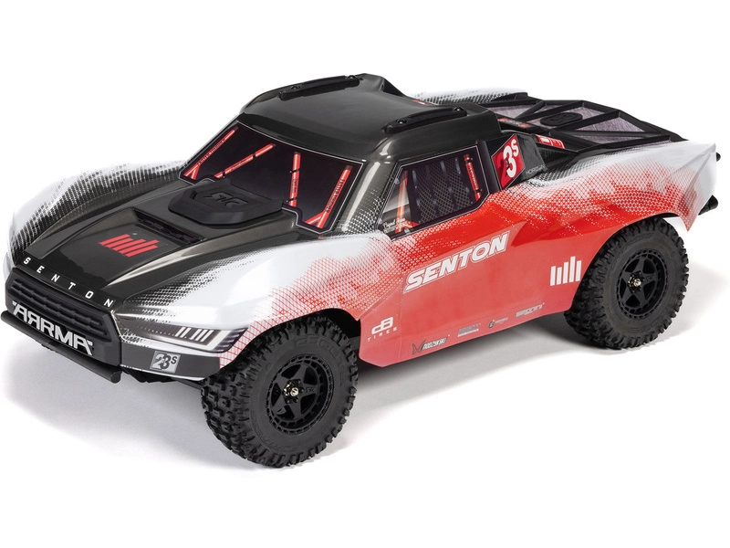 RC auto Arrma Senton 223S BLX 4WD 1:10 RTR DSC, žltá