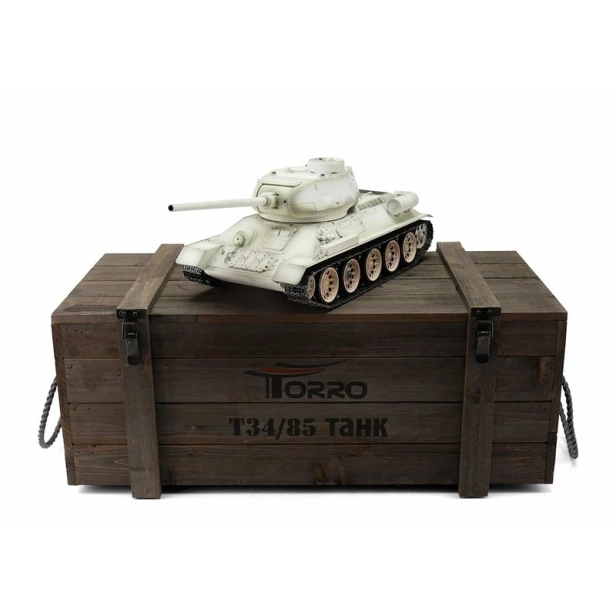 RC tank T-34/85 1:16 IR, zimná verzia