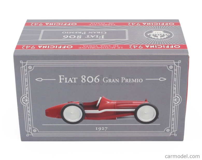 Officina-942 Fiat 806 Spider Gran Premio 1927 1:43 Červená