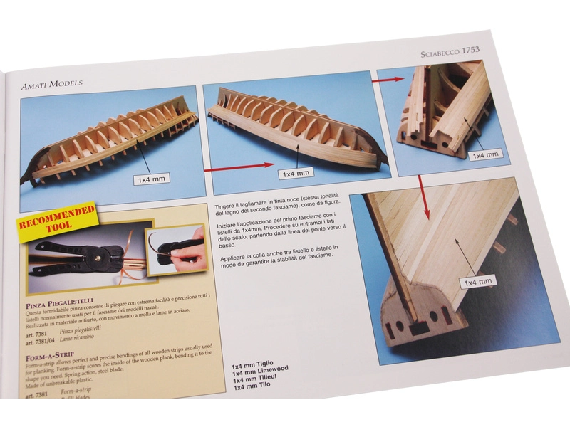 AMATI Sciabecco pirátska loď 1753 1:60 kit