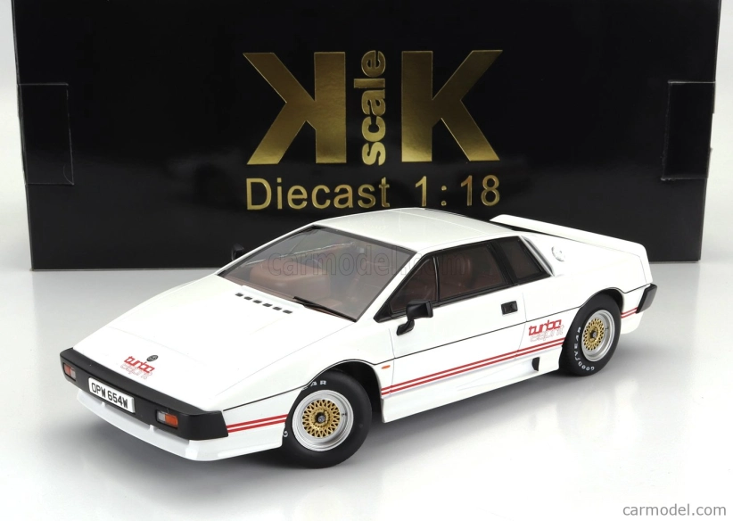 Kk-scale Lotus Esprit Turbo 1981 1:18 Bílá