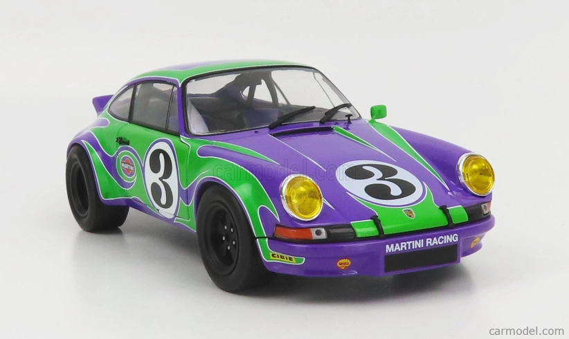 Solido Porsche 911 Rsr Coupe N 3 Happy Tribute 1973 1:18 Purple Green