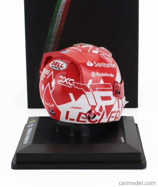 Casque Ferrari Charles Leclerc n° 16 2ème GP Monaco 1/5 LookSmart Casque Ferrari Charles Leclerc n° 16 2ème GP Monaco 1/5 LookSmart