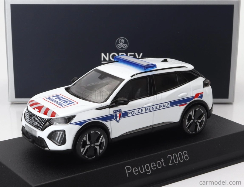 Norev Peugeot 2008 Police Municipale 2024 1:43 Biela