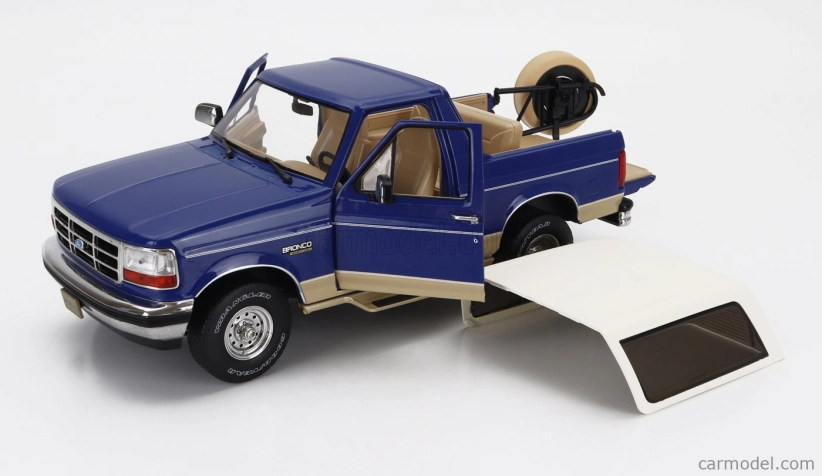 Greenlight Ford usa Bronco Eddie Bauer Edition 1996 1:18 Modrá Bílá