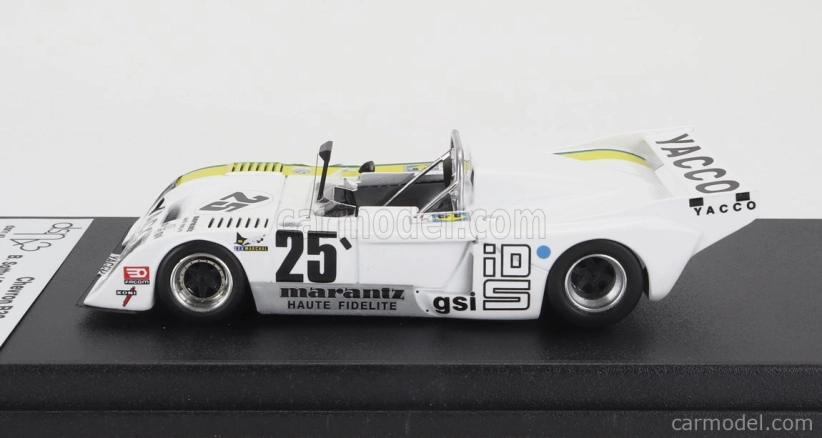 Trofeu Chevron B36 N 26 24h Le Mans 1980 B.sotty - D.laurent - P.hesnault 1:43 Bílá
