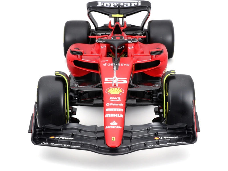 Bburago Ferrari F1 Sf-23 Team Scuderia Ferrari N 55 2023 Carlos Sainz 1:18, červená