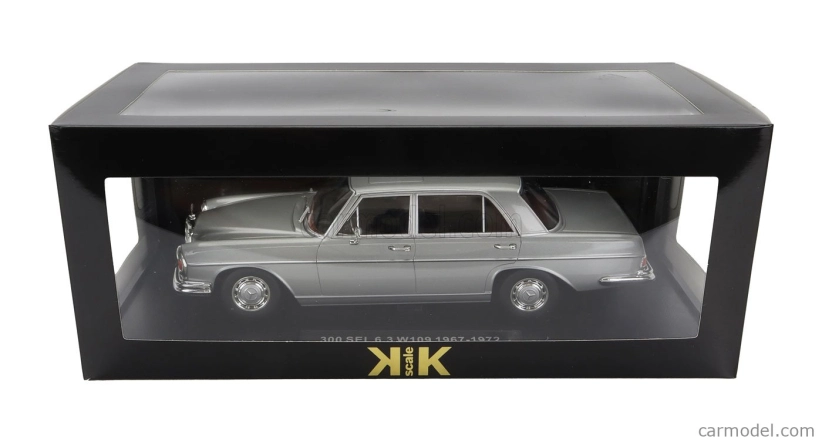 Mercedes benz S-class 300sel 6.3 (w108) 1967-1972 1:18 Strieborná