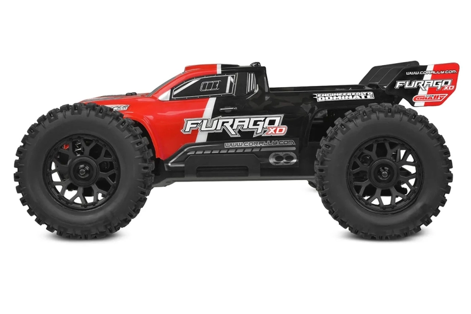 FURAGO XD - RTR - Brushed 2S - Červená