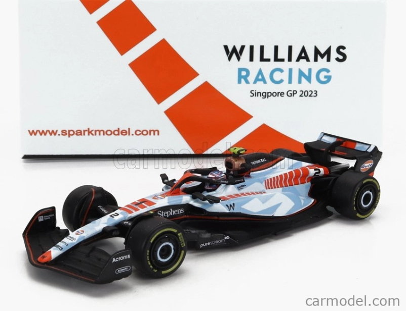 Spark-model Williams F1 Fw45 Team Williams Racing Gulf N 2 Singapore Gp ...