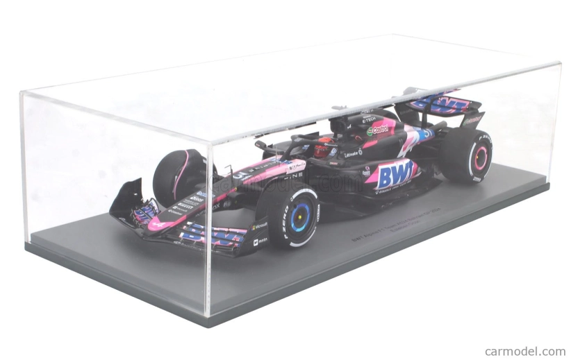 Spark-model Alpine F1 A524 Team Bwt Alpine N 31 Bahrain Gp 2024 Esteban Ocon 1:18 Black Blue Pink