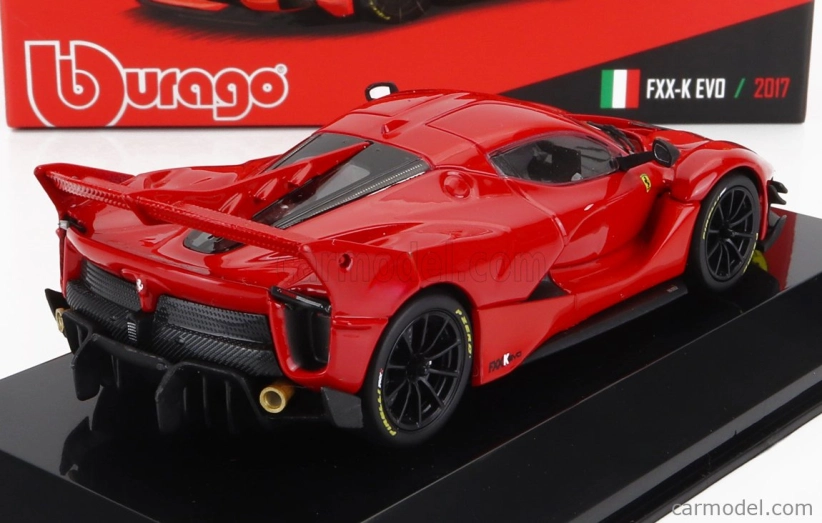 Bburago Ferrari Fxx-k Evo Hybrid 6.3 V12 1050hp 2017 1:43, červená