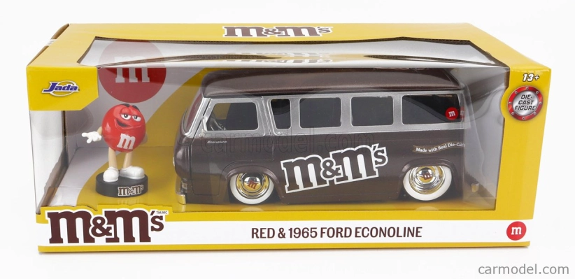Jada Ford usa Econoline Minibus With M&m's Figure 1965 1:24 Brown