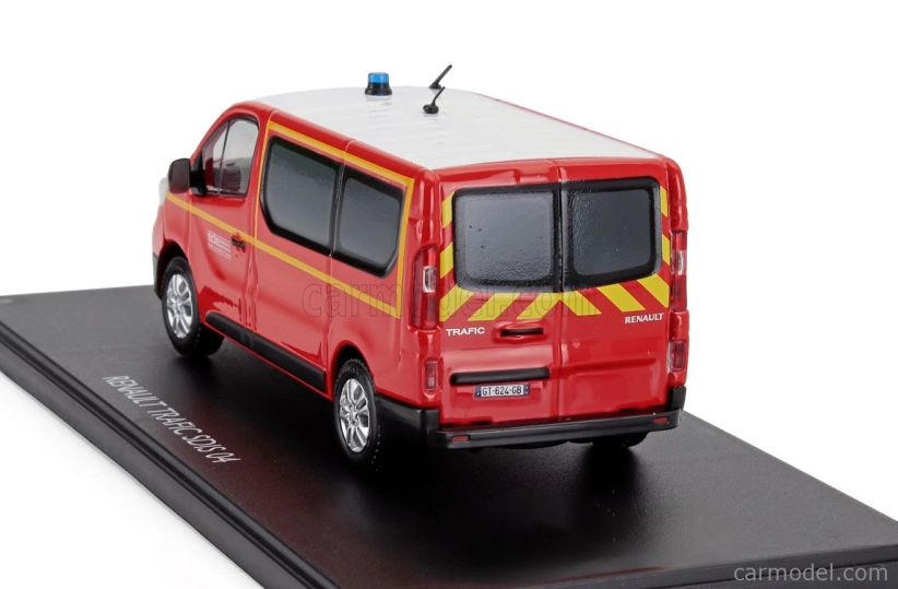 Eligor Renault Trafic Minibus Sdis 04 Sapeurs Pompiers 2024 1:43 Červená Bílá