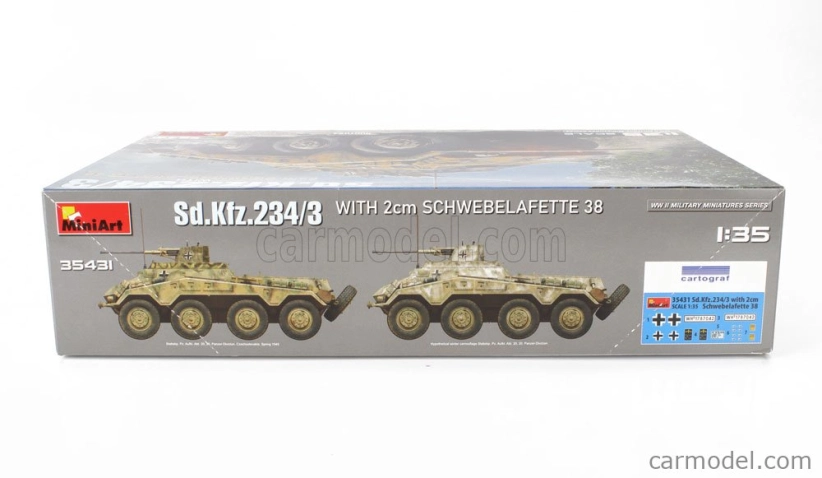 Miniart Tank Sd.kfz. 234/3 Military 1945 1:35 /