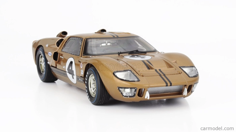 Shelby-collectibles Ford usa Mercury Gt40 Mkii 7.0l V8 Team Holman & Moody N 4 24h Daytona 1967 Mark Donohue - Peter Revson 1:18 Copper Met