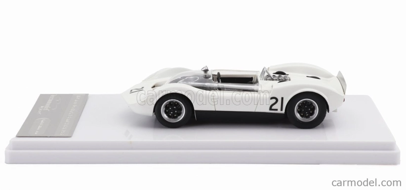 Tecnomodel Mclaren Elva Mark 1 N 21 Guards Trophy Brand Hatch 1965 G.hill 1:43 Bílá