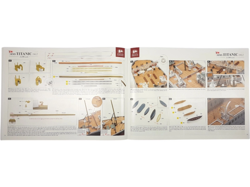 AMATI R.M.S. Titanic 1:250 kit (verze 2025)