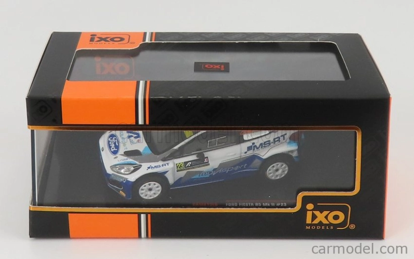 Ixo-models Ford england Fiesta R5 Mkii N 23 Winner Wrc2 Rally Acropolis 2021 N.gryazin - K.aleksandrov 1:43 White Blue