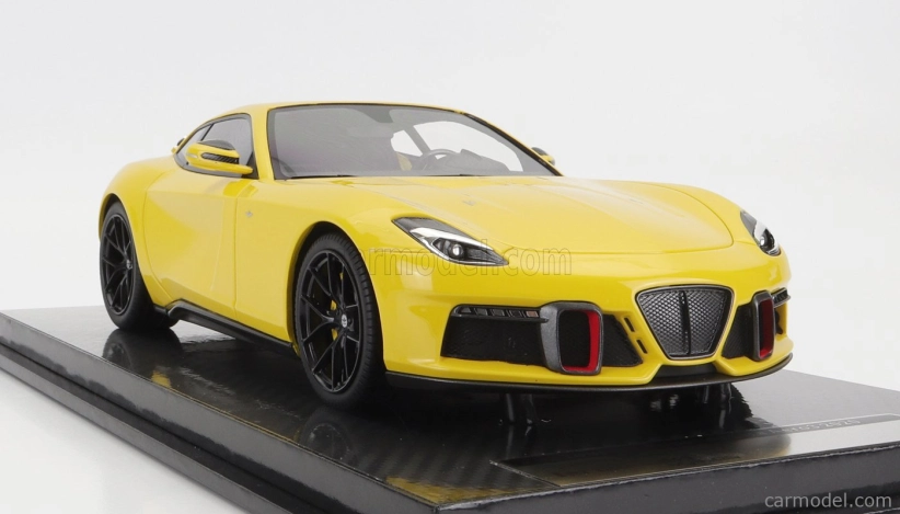 Tecnomodel Touring Superleggera Aero-3 Based Ferrari F 12 Berlinetta Chassis 2022 1:18 Modena Žlutá