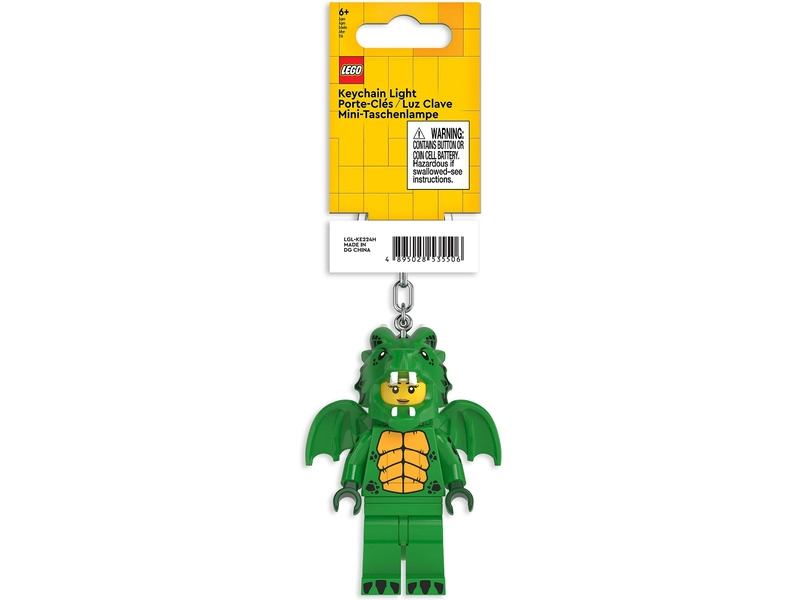 LEGO svietiaca kľúčenka – Zelená dračica