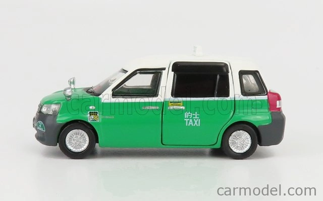 Drobné hračky Toyota Hybrid Comfort Taxi 2020 1:64 Zelená biela