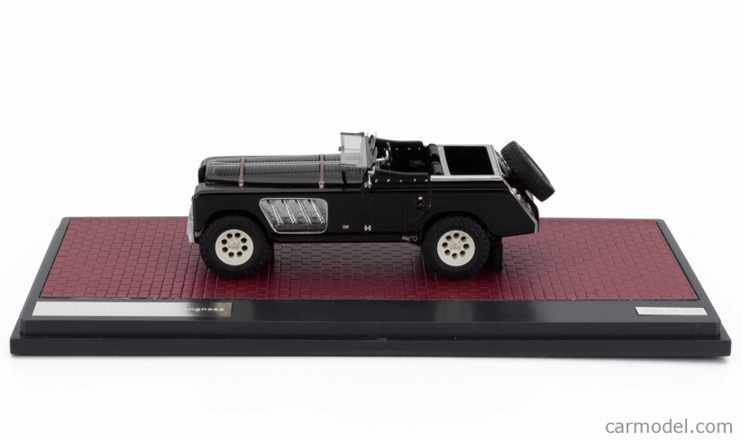 Modely v mierke Matrix Land rover 109 Bell Aurens Longnose Open 2008 1:43 Black