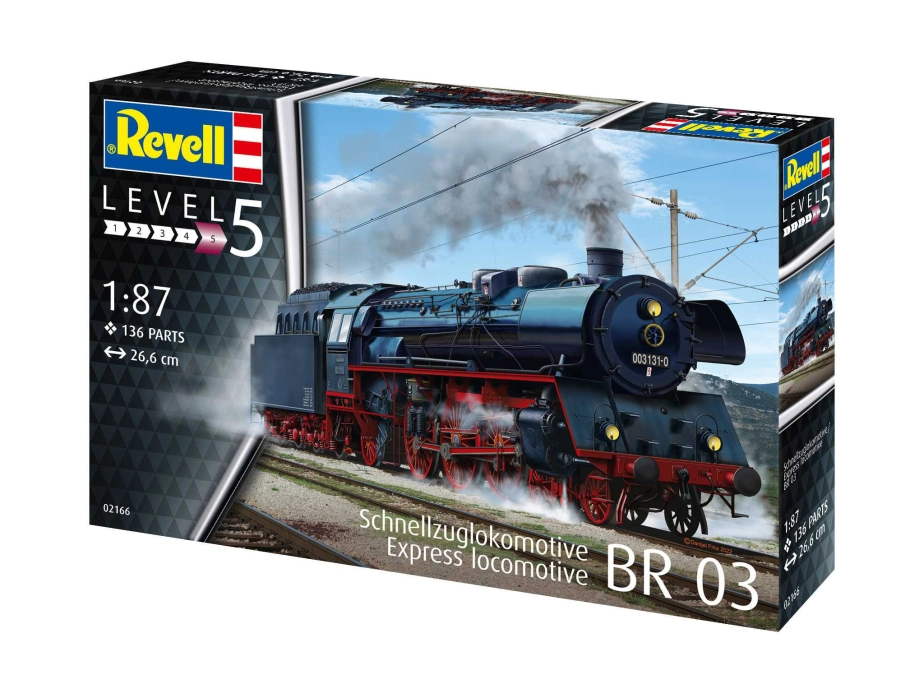 Lokomotíva Revell DRG triedy 03 s tendrom (1:87)