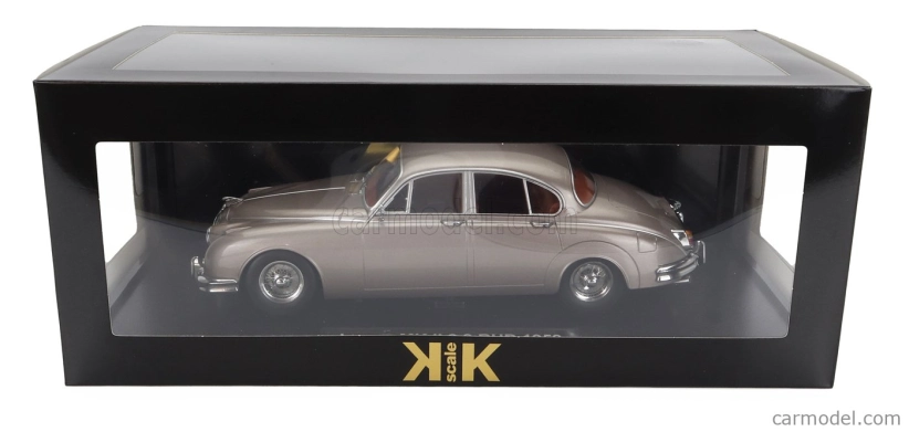 Jaguar Mkii 3.8 Rhd 1959 v mierke 1:18 Pearl Silver