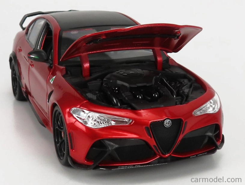 Bburago Alfa romeo Giulia Gtam 2020 1:18 Rosso Gta - Red Met