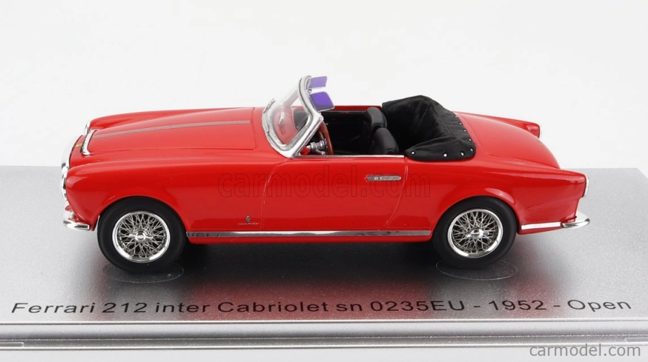 Kess-model Ferrari 212 Inter Sn0235eu Cabriolet Open 1952 1:43 Červená