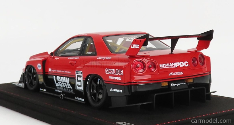 Inno-models Nissan Skyline Gt-r (r34) N 5 Lbwk Super Silhouette 2007 1: ...
