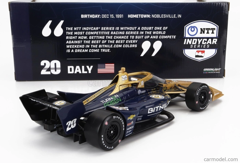 Greenlight Chevrolet Team Ed Carpenter Racing N 20 1:18, zlatá
