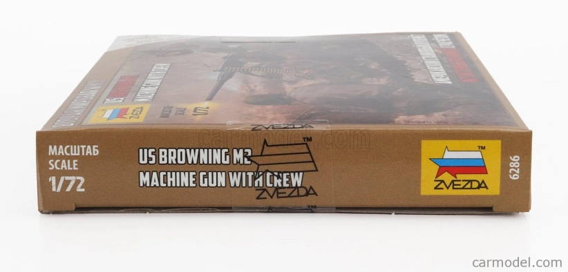 Zvezda Accessories Us Browning M2 Machine Gun With Crew 1:72 /