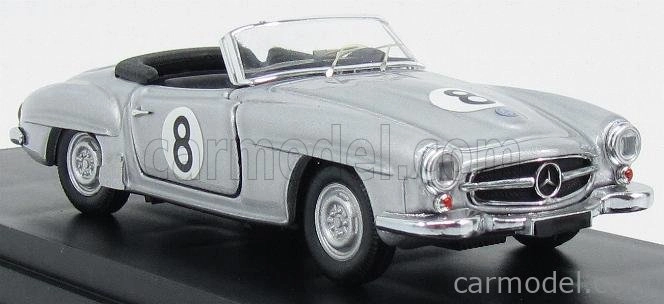 Rio-models Mercedes benz 190sl Spider N 8 Winner Macau Gp 1956 D.steane 1:43 Strieborný