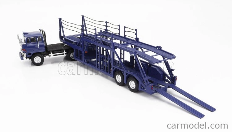 Dd-models Mitsubishi Fuso Fv Truck Car Transporter - autá nie sú súčasťou balenia 1:64 modrá