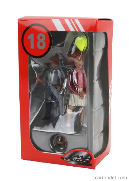 Le mans miniatures Figures Set 2x Bambini Con Palloncini - Children With Balloon Tessa & Nils 1:18 Různé
