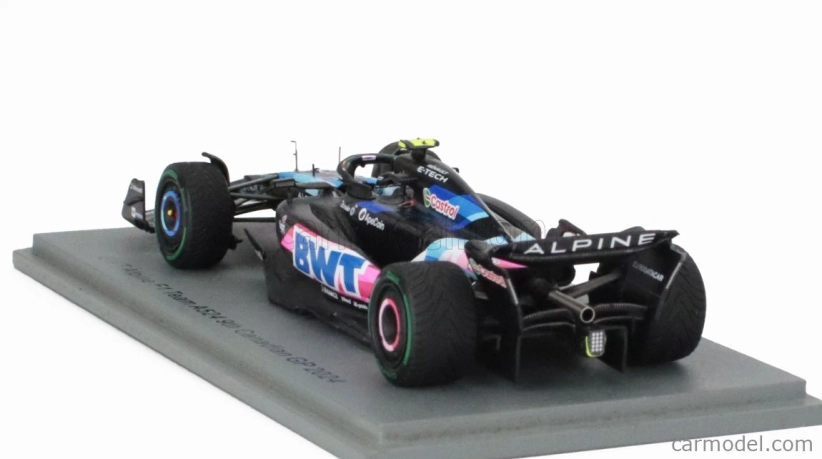 Spark-model Alpine F1 A524 Team Bwt Alpine N 10 Canada Gp 2024 Pierre Gasly 1:43 Černá Modrá Růžová