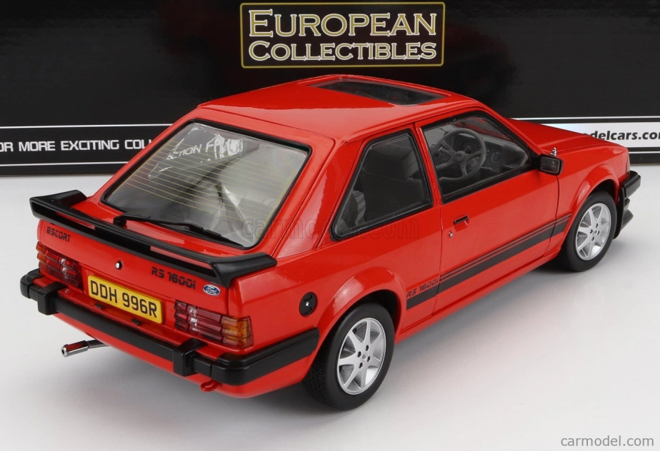Sun-star Ford england Escort Rs 1600i 1984 1:18 Red