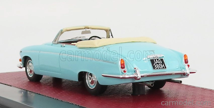 Matrix scale models Jaguar 420g Cabriolet Open 1969 1:43 Blue