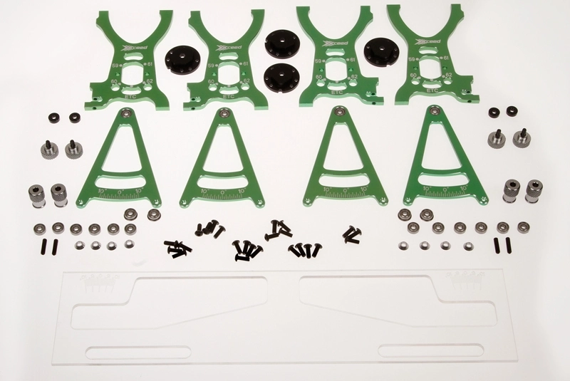 SETUP sada ALU pre 1/10 TC podvozky