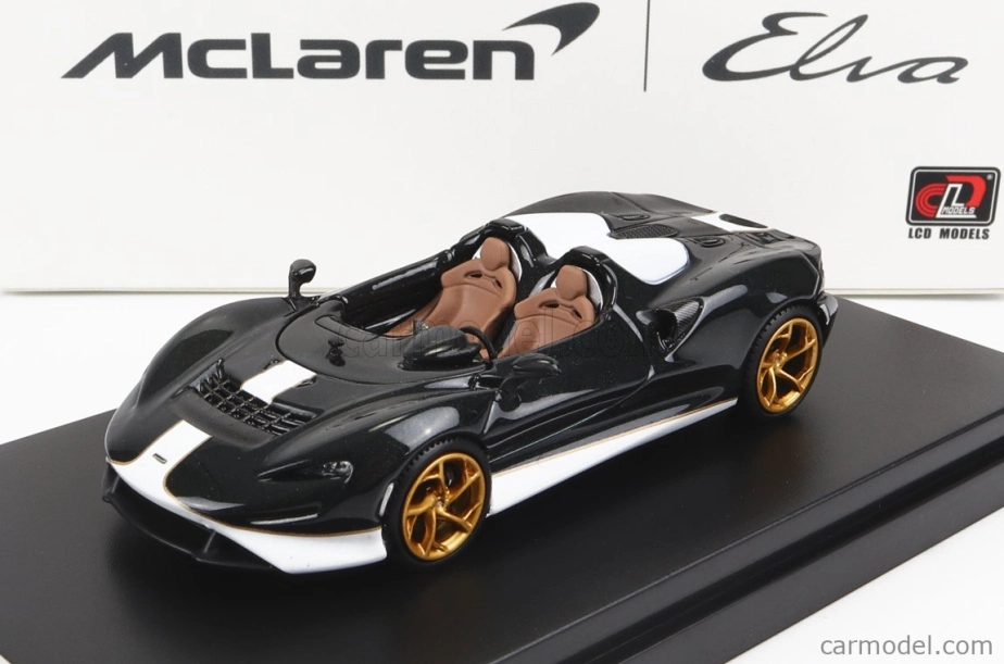 Lcd-model Mclaren Elva 2020 1:64 Zelená Bílá