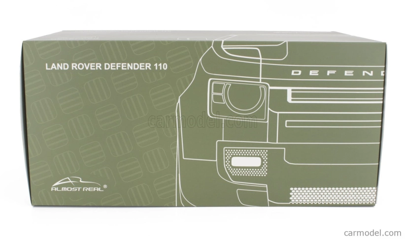 Takmer skutočný Land rover New Defender 110 2020 1:18 Orange Black