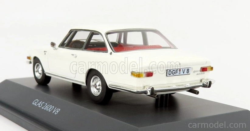 Schuco Glas 2600 V8 1966 1:43 Bílá