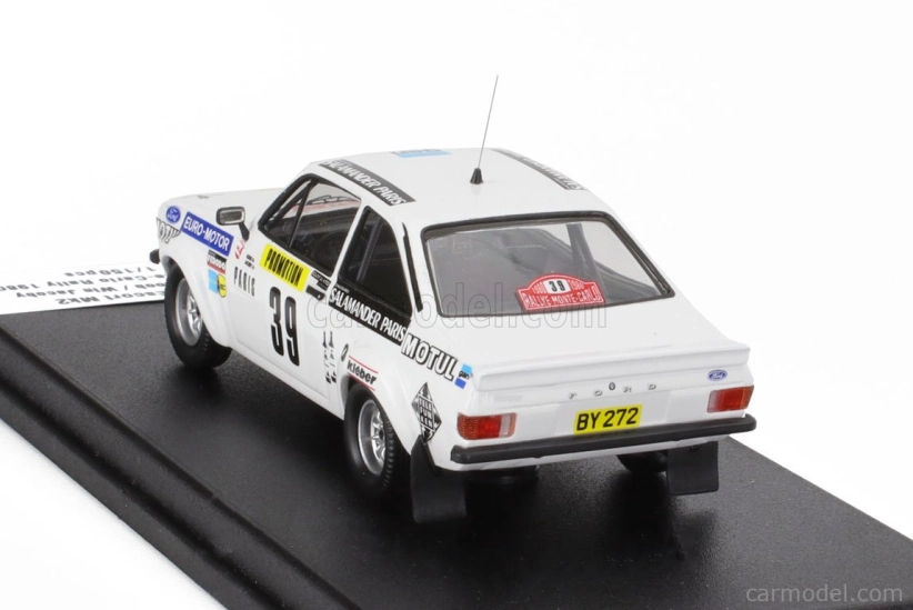 Trofeu Ford england Escort Mkii N 39 Rally Montecarlo 1980 Nicolas Koob - Win Jacoby 1:43 Bílá